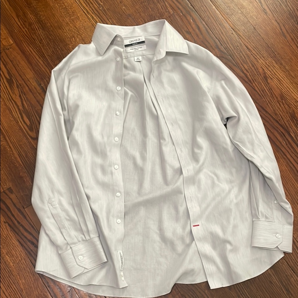 Men's Grey Dress Shirt
